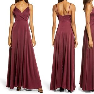 Lulus Ode to Love 💕 Dress in Burgundy